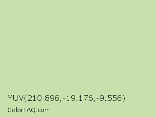 YUV 210.896,-19.176,-9.556 Color Image