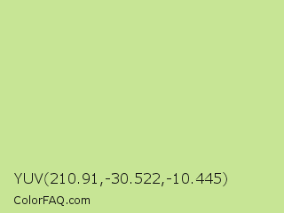 YUV 210.91,-30.522,-10.445 Color Image