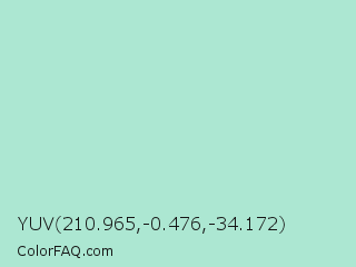 YUV 210.965,-0.476,-34.172 Color Image