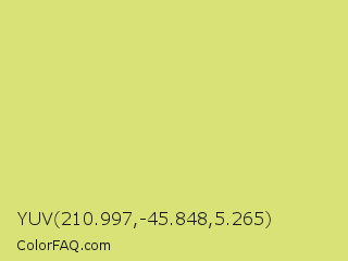YUV 210.997,-45.848,5.265 Color Image