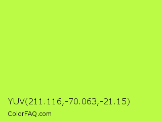 YUV 211.116,-70.063,-21.15 Color Image
