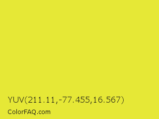 YUV 211.11,-77.455,16.567 Color Image