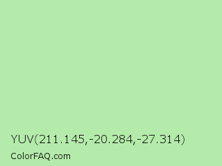 YUV 211.145,-20.284,-27.314 Color Image