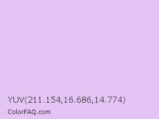 YUV 211.154,16.686,14.774 Color Image