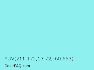 YUV 211.171,13.72,-60.663 Color Image