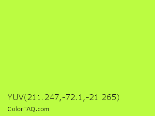 YUV 211.247,-72.1,-21.265 Color Image