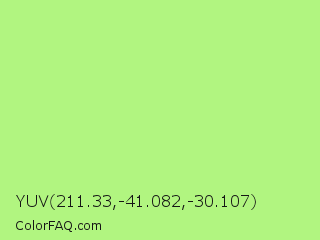 YUV 211.33,-41.082,-30.107 Color Image