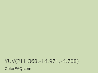 YUV 211.368,-14.971,-4.708 Color Image