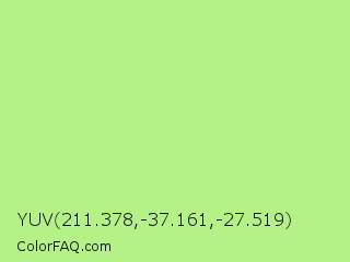 YUV 211.378,-37.161,-27.519 Color Image