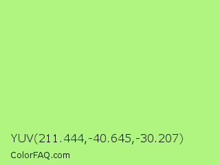 YUV 211.444,-40.645,-30.207 Color Image
