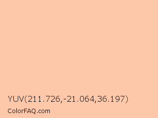 YUV 211.726,-21.064,36.197 Color Image