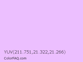 YUV 211.751,21.322,21.266 Color Image