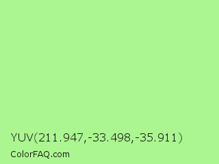 YUV 211.947,-33.498,-35.911 Color Image