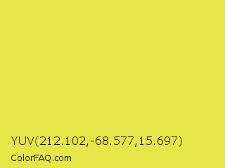 YUV 212.102,-68.577,15.697 Color Image
