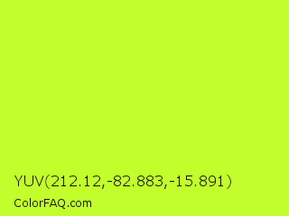 YUV 212.12,-82.883,-15.891 Color Image