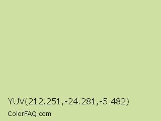 YUV 212.251,-24.281,-5.482 Color Image
