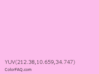 YUV 212.38,10.659,34.747 Color Image