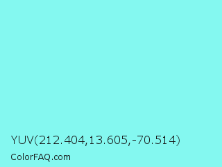 YUV 212.404,13.605,-70.514 Color Image