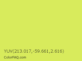 YUV 213.017,-59.661,2.616 Color Image