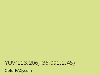 YUV 213.206,-36.091,2.45 Color Image