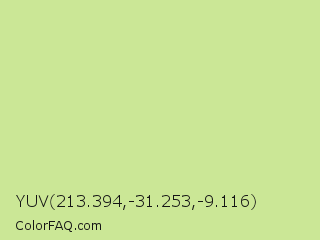 YUV 213.394,-31.253,-9.116 Color Image