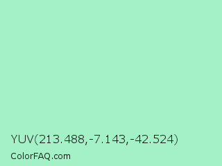 YUV 213.488,-7.143,-42.524 Color Image