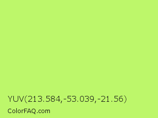 YUV 213.584,-53.039,-21.56 Color Image