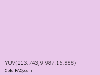 YUV 213.743,9.987,16.888 Color Image