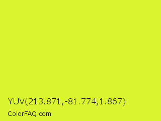 YUV 213.871,-81.774,1.867 Color Image