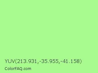 YUV 213.931,-35.955,-41.158 Color Image
