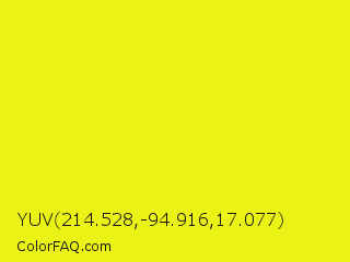 YUV 214.528,-94.916,17.077 Color Image