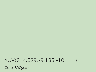 YUV 214.529,-9.135,-10.111 Color Image