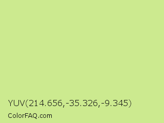 YUV 214.656,-35.326,-9.345 Color Image