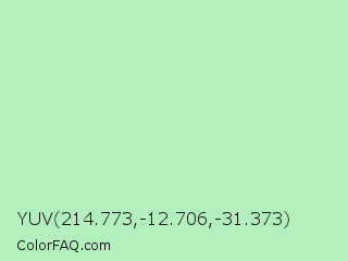 YUV 214.773,-12.706,-31.373 Color Image