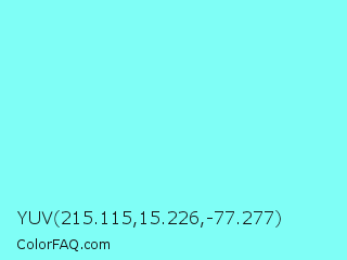 YUV 215.115,15.226,-77.277 Color Image