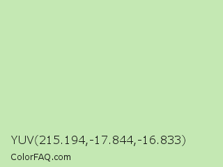 YUV 215.194,-17.844,-16.833 Color Image