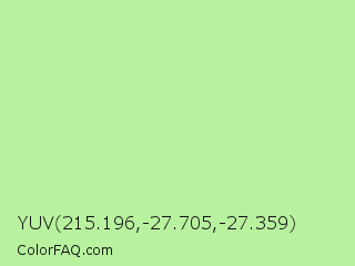 YUV 215.196,-27.705,-27.359 Color Image