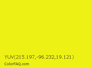 YUV 215.197,-96.232,19.121 Color Image