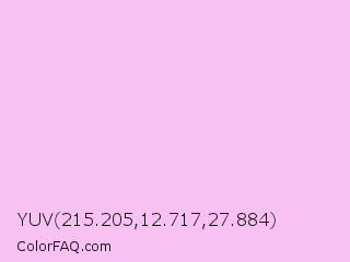 YUV 215.205,12.717,27.884 Color Image