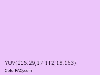 YUV 215.29,17.112,18.163 Color Image