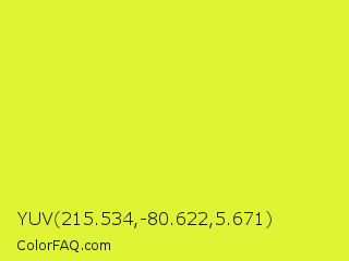 YUV 215.534,-80.622,5.671 Color Image