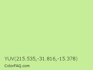YUV 215.535,-31.816,-15.378 Color Image