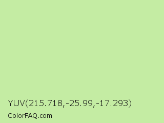 YUV 215.718,-25.99,-17.293 Color Image