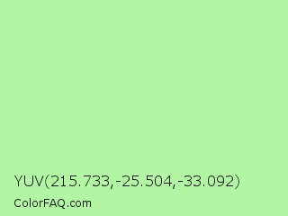 YUV 215.733,-25.504,-33.092 Color Image