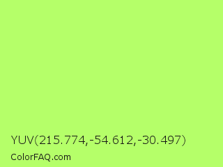 YUV 215.774,-54.612,-30.497 Color Image