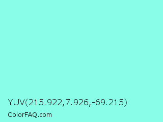 YUV 215.922,7.926,-69.215 Color Image