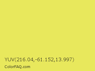 YUV 216.04,-61.152,13.997 Color Image