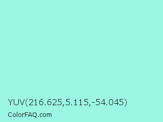 YUV 216.625,5.115,-54.045 Color Image