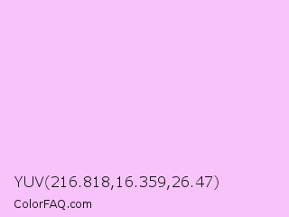 YUV 216.818,16.359,26.47 Color Image