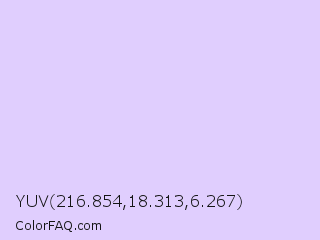 YUV 216.854,18.313,6.267 Color Image